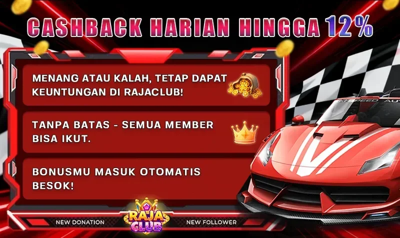 CASHBACK HARIAN HINGGA 12%